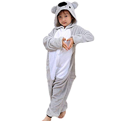 DarkCom Ragazzi Ragazze Cartoon Pigiama Outfit Casual Loungewear Nightsuit Grigio,120(Suggerisci Altezza:114cm-122cm)