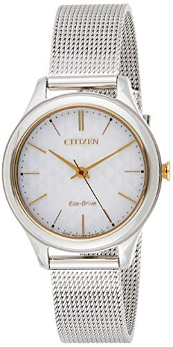 Citizen Orologio Analogico Quarzo Donna con Cinturino in Acciaio Inox EM0504-81A