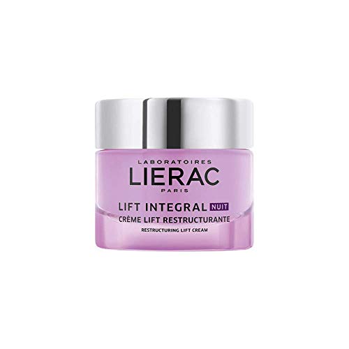 Lierac Lift Integral Crema Viso Antirughe Ristrutturante Notte con Acido Ialuronico, per Tutti i Tipi di Pelle, Formato da 50 ml