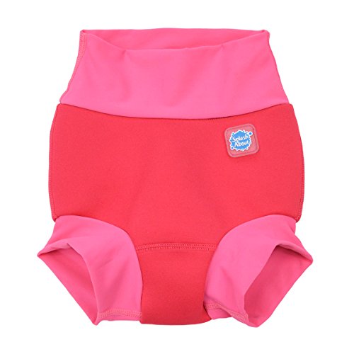 Splash About Pannolino da Nuoto Riutilizzabile Unisex-Baby, Pink Geranium, 12-24 Mesi