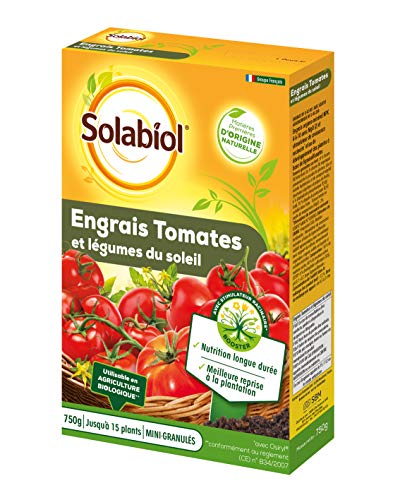 Solabiol SOTOMY750 - Concime per pomodori e Verdure, Utilizzabile in Agricoltura Biologica, 750 g