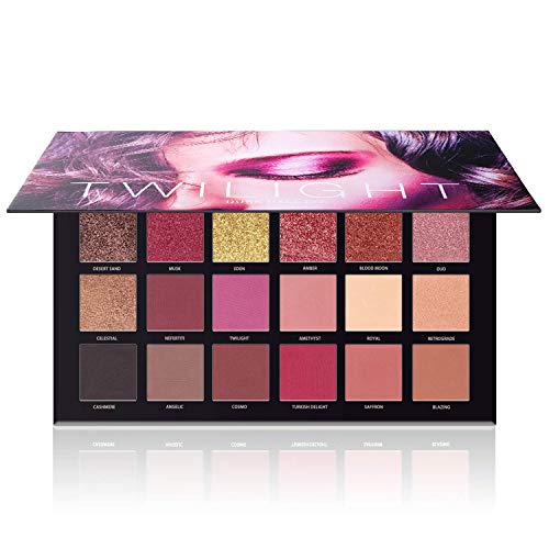 Palette di trucco per ombretti 18 colori Shimmer Matte Radiant Chrome Pigmented Pressed Eyes Shadow Powder Cosmetics Set, Pallet per trucco duraturo impermeabile # 02