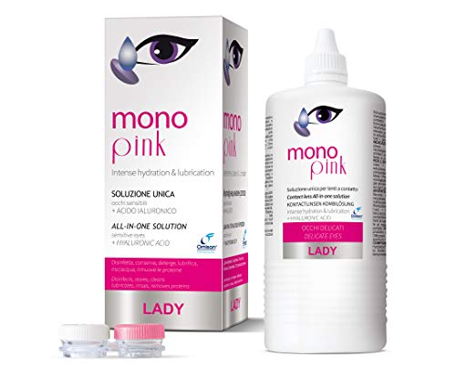 Mono Pink Lady Soluzione Unica (con Acido ialuronico) per Lenti a contatto - 360 ml