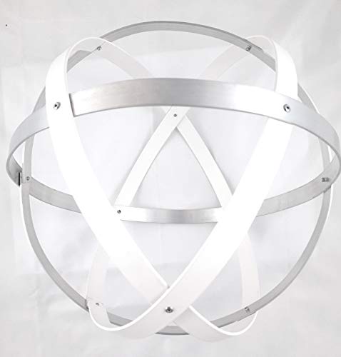 Genesa Crystal, Purificatore energia, Dispositivo orgonico 32 cm diametro, Bianco e Argento