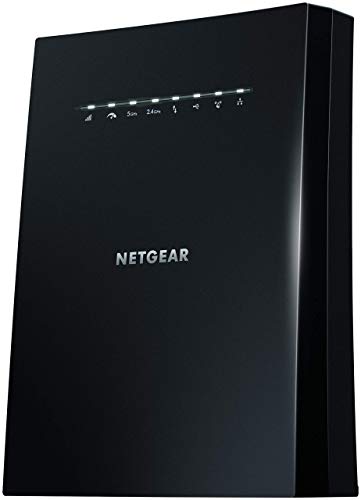 Netgear EX8000 AC3000 Ripetitore WiFi Wireless, WiFi Extender Tri-Band, 4 porte Lan, Amplificatore WiFi Mesh compatibile con modem Fibra e ADSL