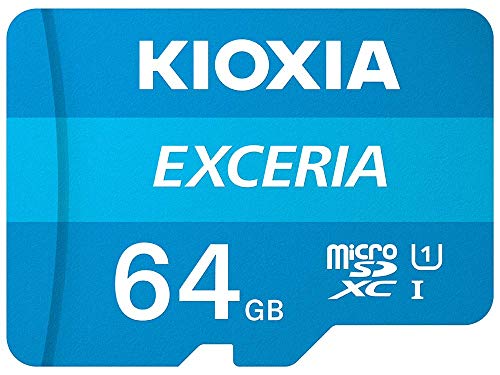 Kioxia LMEX1L064GG2 Scheda di memoria MicroSD classe 10 con adattatore 64 Gb