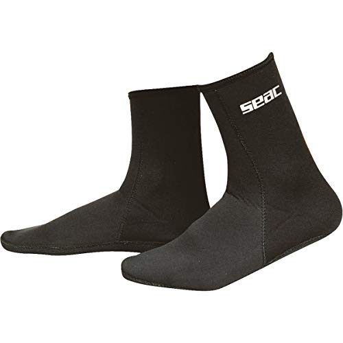 SEAC Standard HD, Calzari in Nylon 2,5 mm Unisex Adulto, Nero, XXL