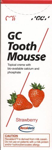 GC Crema protettiva per mousse per denti Fragola, Confezione da 1 (1 x 40 g)