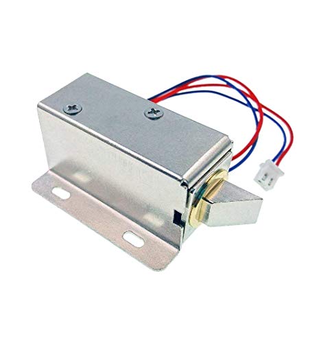 JZK 12V 0.6A Solenoide per serratura elettrica per armadietto e cassetto o porta del sistema di sicurezza