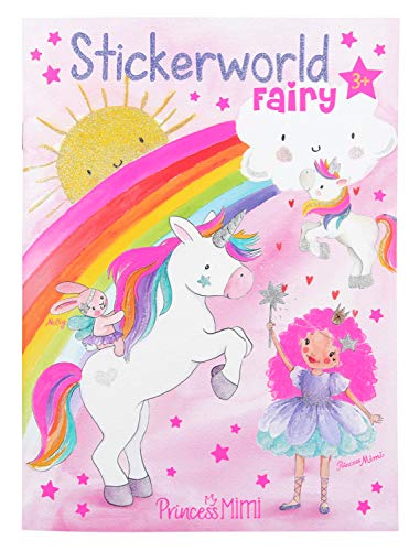 Depesche- Libro da colorare con Adesivi, Princess Mimi Fairy, Circa 18 x 24,5 x 0,5 cm, Multicolore, 10931