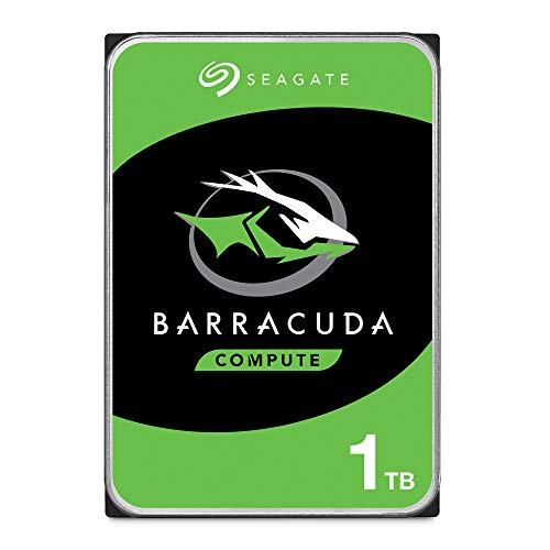 Seagate BarraCuda, Unità Disco Interna da 1 TB, Unità SATA da 6 Gbit/s, 3,5