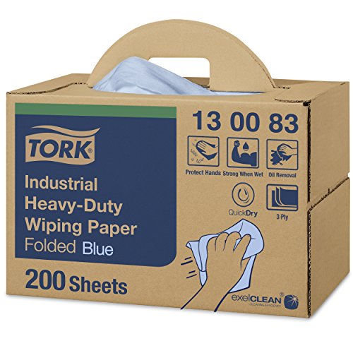 Tork Adv. Wiper 440, Perform, 3-plyblue, 39x32cm, handybox 200 sheets