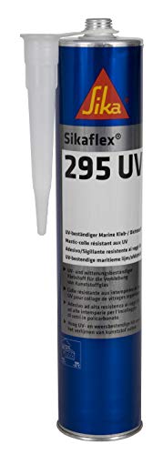 Sika Sikaflex 295 UV adesivo per la sigillatura di vetri plastici in barche e barche, bianco, 166792