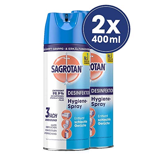 2 x Sagrotan di disinfettanti hygiene-spray 400 ml