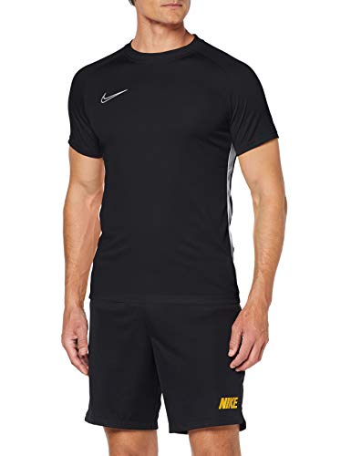 Nike Dri-Fit Academy, T-Shirt Uomo, Black/White/(White), 2XL