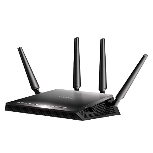 Netgear R7800 Router WiFi Nighthawk X4S, Dual Band AC2600, 4 Porte Gigabit, 1 eSATA