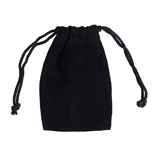 Rosenice, 75 borselli portatili e durevoli in velluto con chiusura a cordoncino per gioielli, dimensioni: 9 x 7 cm