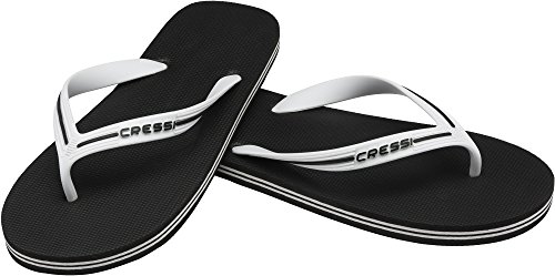 Cressi Bahamas, Infradito per Piscina Unisex – Adulto, Nero, 37/38