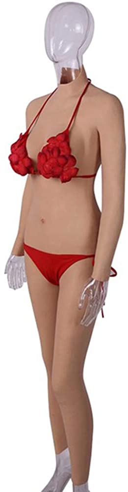 Ajusen 3 in 1 Forme per il seno in silicone sexy E Cup Tutto il corpo Vagina inseribile Body con catetere per Crossdresser Transgender Shemale