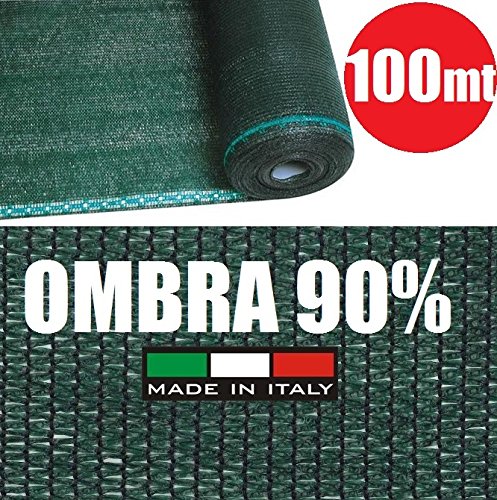 ROTOLO 100mt TELONE OMBREGGIANTE FRANGIVISTA VERDE - H 200 - PER RETE METALLICA - [cod.2804]