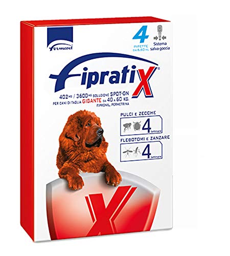 Fipratix 402 Mg/3600 MG Soluzione Spot-on per Cani di Taglia Gigante - Taglia Unica