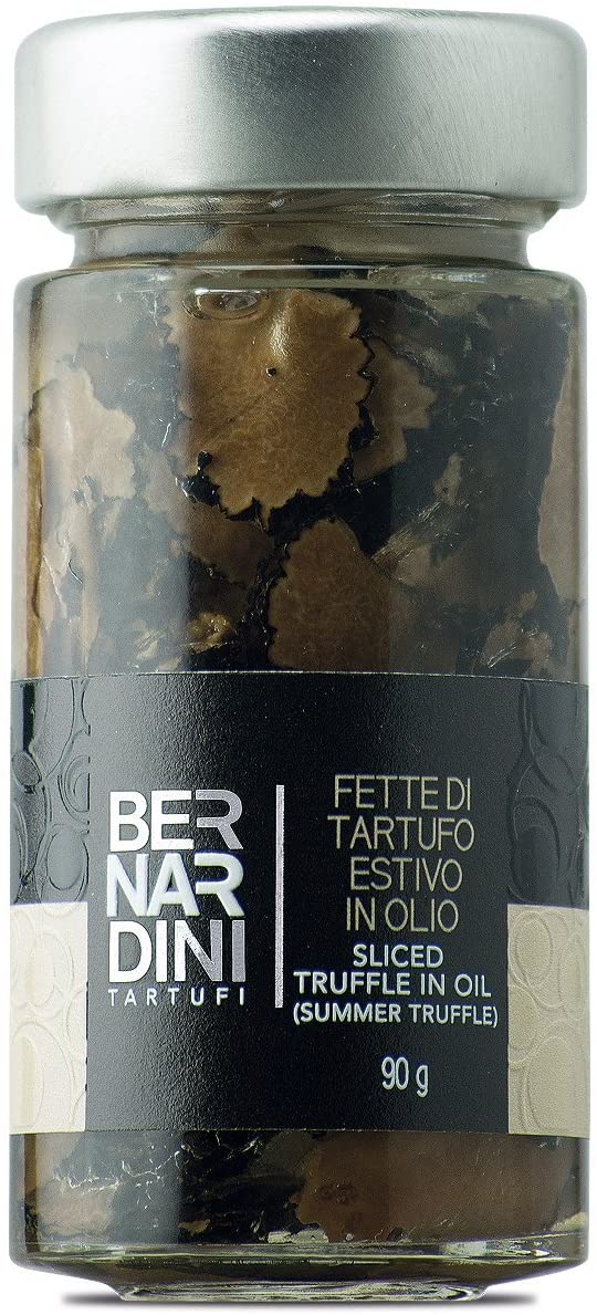Fette di tartufo estivo (Tuber aestivum Vitt.) in olio 90gr - Bernardini Tartufi