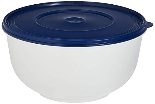 Emsa 2143501200 Superline Recipiente per Lievitazione con Coperchio, Plastica, Bianco/Blu, , 1 Unità