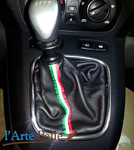 Fiat Idea cuffia cambio pelle nera