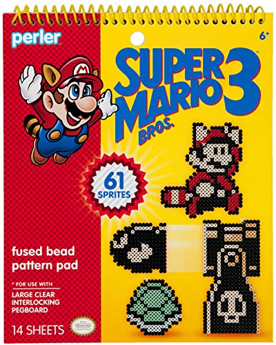 Perler Super Mario Bros. 3 Fused Bead Pattern Pad-Super Mario Bros. 3