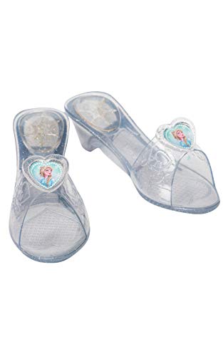 Rubie's- Frozen 2 Scarpe da Gelatina Ragazze, Trasparente, 300611OS