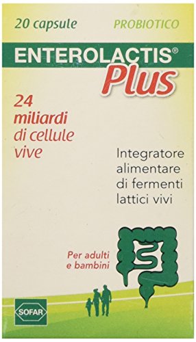 Sofar Enterolactis Plus Probiotico, Per adulti e bambini, 20 cps