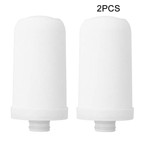 Zerone Ceramic Filter Core, 2PCS Faucet Water Purifier Filter Filter Cartuccia di Ricambio per Filtro Acqua