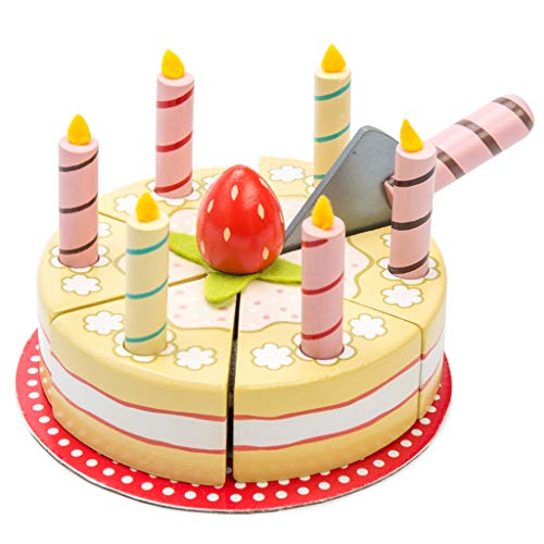 Le Toy Van 122273 Honeybake Vaniglia Torta di Compleanno Torta di Legno