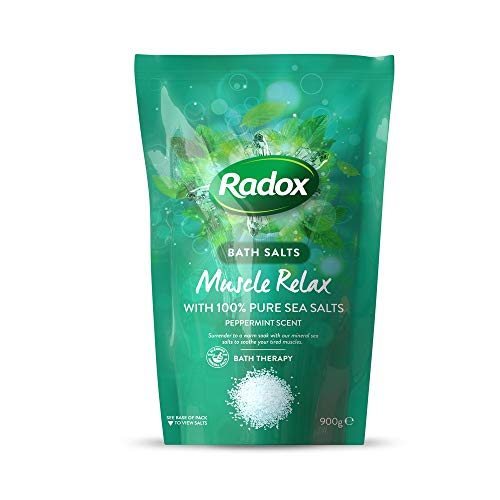 Radox Muscle Relax - Set di 4 sali da bagno, 900 g, confezione da 4