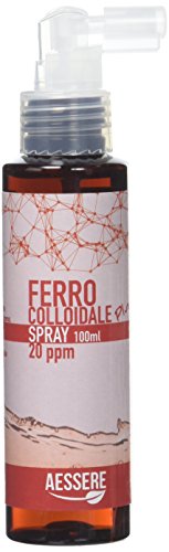 Aessere Ferro Colloidale Plus Spray, 20 Ppm, 100 ml
