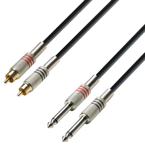 Adam Hall Cables - Cavo audio a 2 connettori RCA maschio 3 m