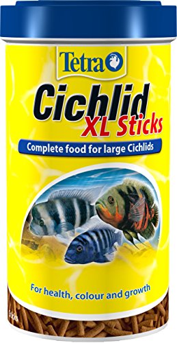 Tetra Cichlid XL Fish Food Sticks Completo, Cibo per Grande Cichlids, 1 litro