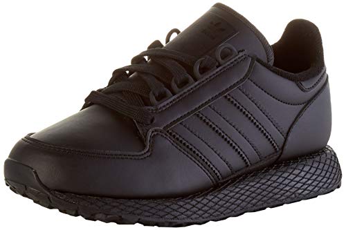 adidas Forest Grove J, Scarpe da Ginnastica Unisex-Bambini, Core Black/Core Black/Core Black, 37 1/3 EU