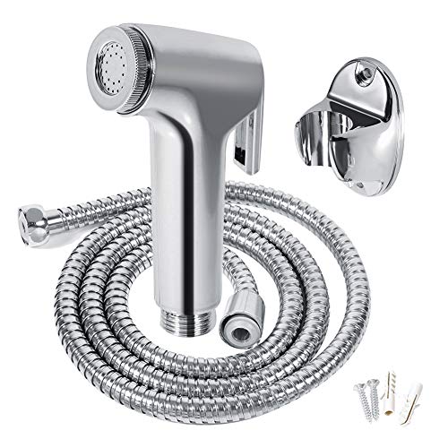 Soffioni doccia multifunzionali Bidet doccia con doccetta con supporto per tubo flessibile e staffa a parete per servizi igienici domestici