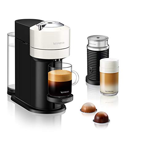 De'Longhi Nespresso Vertuo Next ENV 120.WAE Macchina da caffè con montalatte Aeroccino bianco