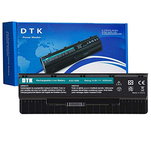 DTK A32-N56 A31-N56 Batteria per Asus N46 N46V N46VJ N46VM N56 N56DP N56VJ N76V N76VM 10.8V 5200mAh