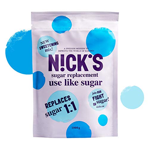NICKS Use Like Sugar, utilizzare come zucchero, sostituzione dello zucchero da forno, dolcificante 1 kg