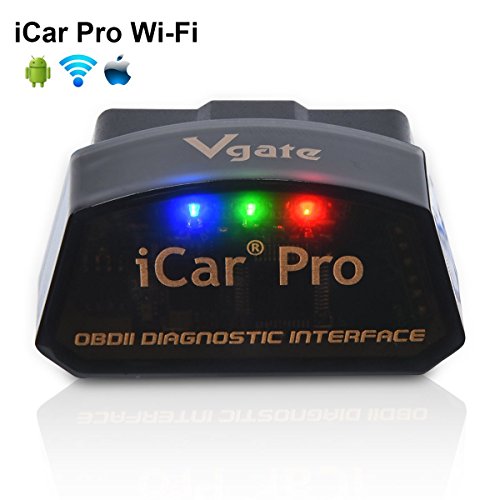 Vgate iCar Pro WiFi OBD2, Scanner diagnostico per auto con WiFi e Adattatore ELM327 per iOS e Android