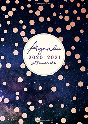 Agenda 2020/2021 18 mesi: Agenda 2020/2021 giornaliera italiano | A5 |  Luglio 2020 - Dicembre 2021 | Diario 2020 2021