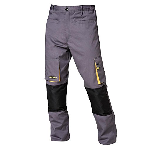 Wolfpack 15017100 Pantaloni a tendenza lunga, Uomo, Grigio/Nero, 46/48 (L)
