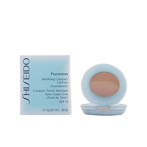 Shiseido Pureness Matifying Compact Oil-free, Fondotinta Compatto SPF 15, Beige naturale No. 40, 11 grammi