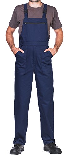 Pantaloni da lavoro uomo, taglie grandi fino S-3XL, Made in EU, colori diversi, tuta da lavoro uomo qualità (M, Blu Navy)