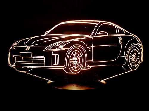 disegno compatibile NISSAN 350Z, lampada da salotto 3D