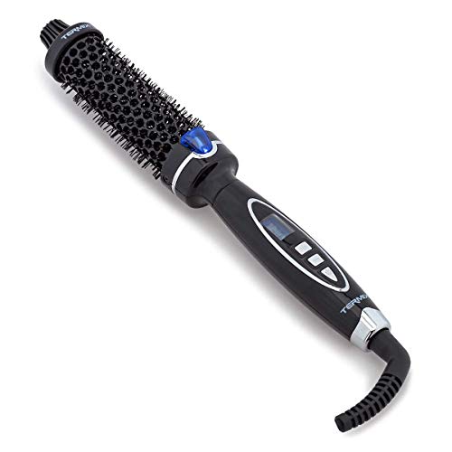 Termix Spazzola lisciante per capelli elettrica rotonda Pro-Styling Brush - Sistema a infrarossi e ionico, che evita l'elettricità statica e fornisce morbidezza