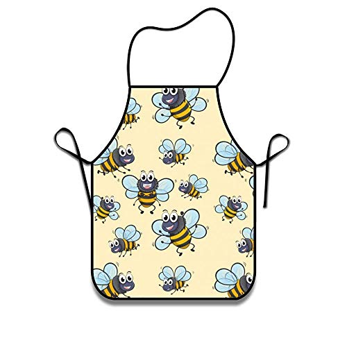 N\A Grembiuli Grembiuli Freddi Simpatici Grembiuli per Le Donne - Cute Bee